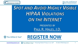 Protecting Patient Privacy: Avoiding Visible HIPAA Violations Online