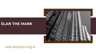 Elan The Mark Sector 106 Gurgaon - Pre-Launch Commercial Property