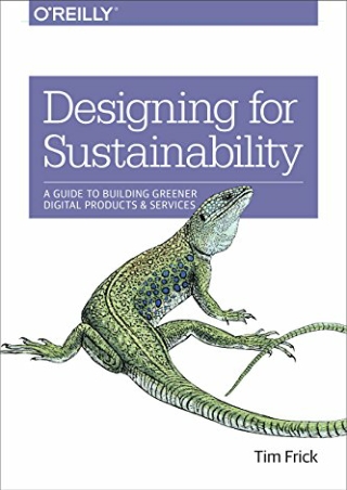 _PDF_ Designing for Sustainability: A Guide to Building Greener Digital Products
