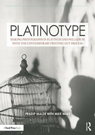 $PDF$/READ/DOWNLOAD Platinotype: Making Photographs in Platinum and Palladium wi