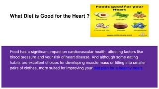 What Diet is Good for the Heart