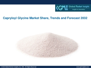 Capryloyl Glycine Market Share, Trends and Forecast 2032