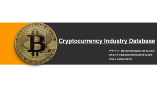 Cryptocurrency Industry Database