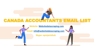 Canada Accountants Email List