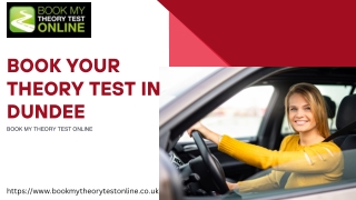 Book Your Theory Test in Dundee