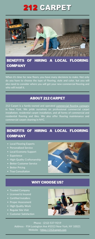 Benefits of Hiring a Local Flooring Company