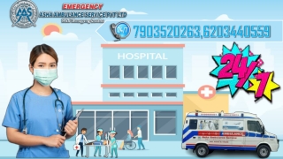 Book Air Ambulance Service with ICU Equipment |ASHA