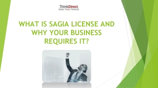 Here is what SAGIA License in detail