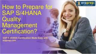 SAP C_TS414_2021: How to Prepare for SAP QM Certification Exam?