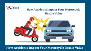 How Accidents Impact Your Motorcycle Resale Value