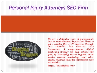 Personal Injury Attorneys SEO Firm