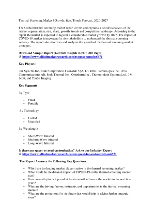 Thermal Screening Market(u t-1)