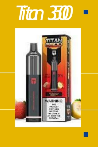 Titan 3500 Disposable Vape | 3500 Puffs | $13.88 | 5% Nicotine