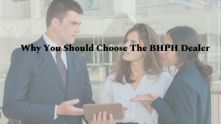 Why You Should Choose The BHPH Dealer