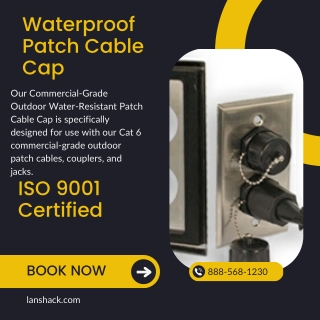 Waterproof Patch Cable Cap