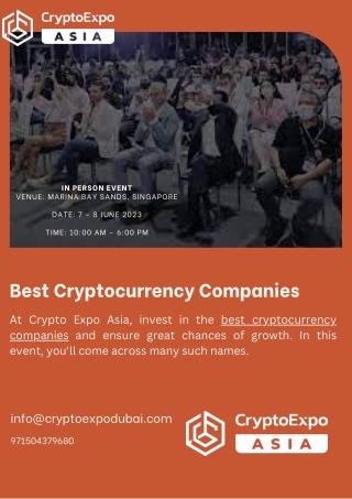 How to Choose Best Cryptocurrency Companies
