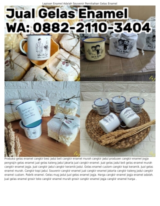 Ô88ᒿ-ᒿllÔ-ЗԿÔԿ (WA) Jual Cangkir Kopi Jadul Surabaya Produksi Gelas Enamel