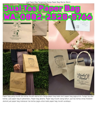 ౦88ᒿ_ᒿ5ᒿ8_57ᏮᏮ (WA) Paper Bag Baju Harga Paper Bag Untuk Burger