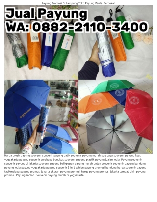 ౦88ᒿ.ᒿ11౦.౩Ꮞ౦౦ (WA) Payung Sablonan Souvenir Payung Pekalongan
