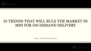 10 Trends That Will Rule the Market in 2023 for On-Demand Delivery