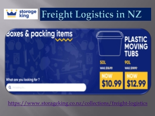 Freight Logistics in NZ PPT