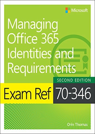 PDF/BOOK Exam Ref 70-346 Managing Office 365 Identities and Requirements