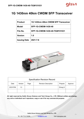 sfp-1g-cwdm-1430nm-40km-fiber-optical-module-151031