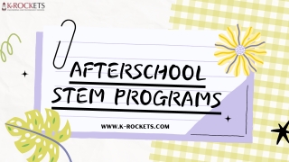 Give your child the best STEM program this summer with K Rockets