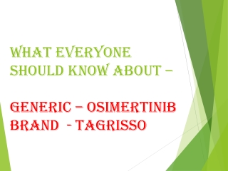 Tagrisso: A Breakthrough Treatment for Non-Small Cell Lung Cancer