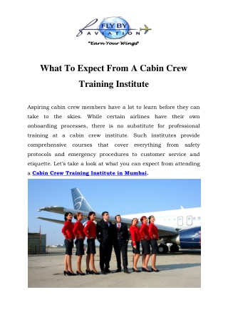 Cabin Crew Training Institute in Mumbai Call-7710087776