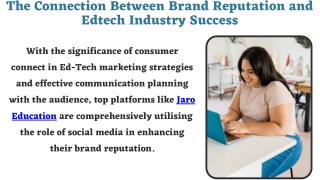 The Connection Between Brand Reputation and Edtech Industry Success