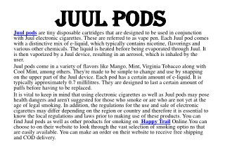 Juul pods
