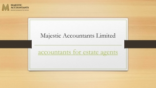 Accountants for Estate Agents | Majesticaccountants.com