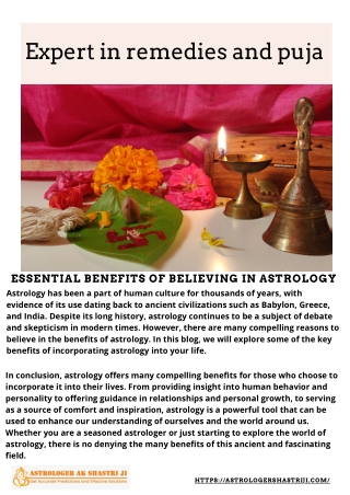 Expert in Remedies and Puja | Call Now |  91 62800-33801