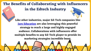 The Benefits of Collaborating with Influencers in the Edtech Industry