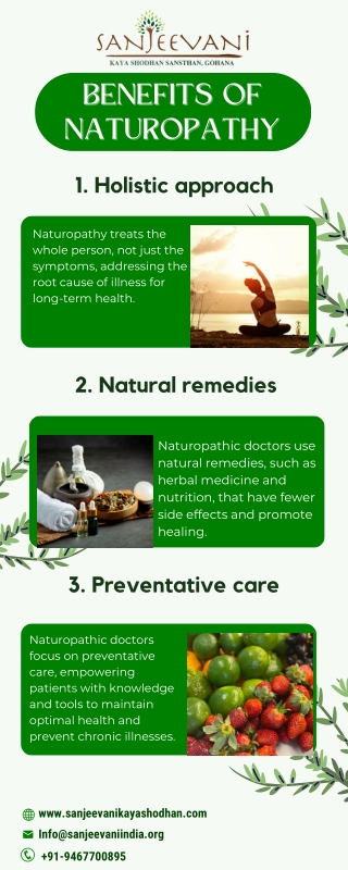 Benefits of Naturopathy- Sanjeevani kaya shodhan