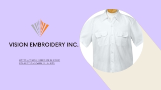 Order Shirts With Embroidered Logo Online | Visionembroidery.com