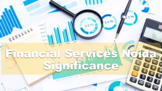 Financial Services Noida Significance