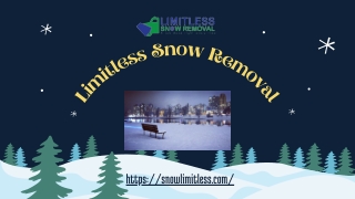 Snow Removal Service Vancouver | Snowlimitless.com