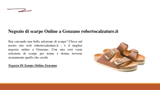 Negozio di scarpe Online a Genzano robertocalzature