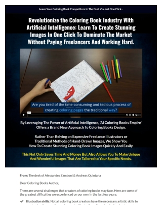 AI Coloring Books Empire - Discover How to Create Stunning Coloring Books with Artificial Intelligence!