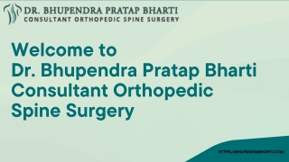 Minimally invasive spine surgery in Noida