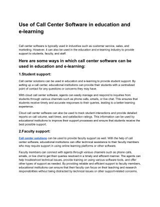 Use of Call Center Software in education and e-learning.docx