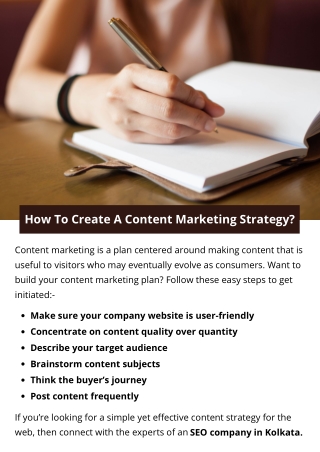 How To Create A Content Marketing Strategy?