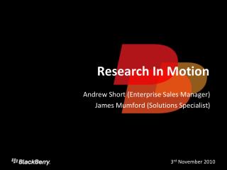 Research In Motion