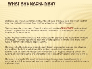 What Are Backlinks