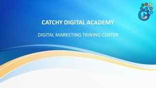 CATCHY DIGITAL ACADEMY