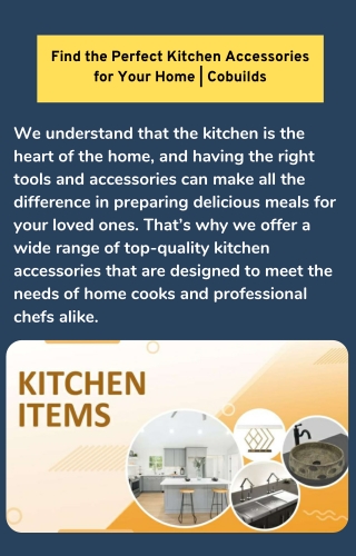 Find the Perfect Kitchen Accessories for Your Home  Cobuilds