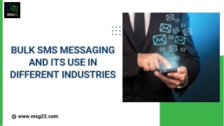 Bulk SMS Messaging and Its Use In Different Industries
