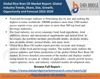 Rice Bran Oil - FOOD & BEVERAGES